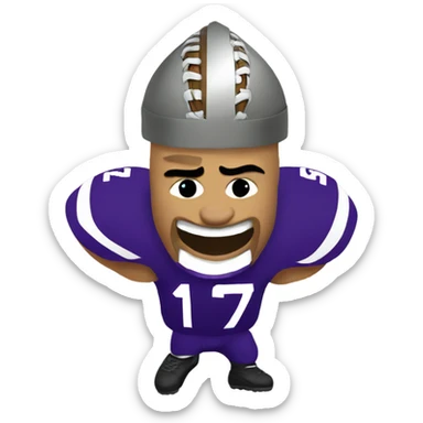 Minnesota vikings winning the Super Bowl  sticker