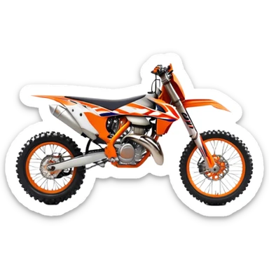 KTM Dirtbike - KTM 250 SX (Model Year: 2021) (Iconic colour: Orange) sticker