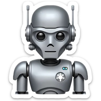 robot star wars sticker