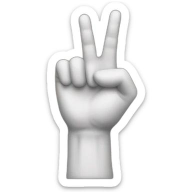 EMOJI WITH HOOK EM HORNS HANDS sticker