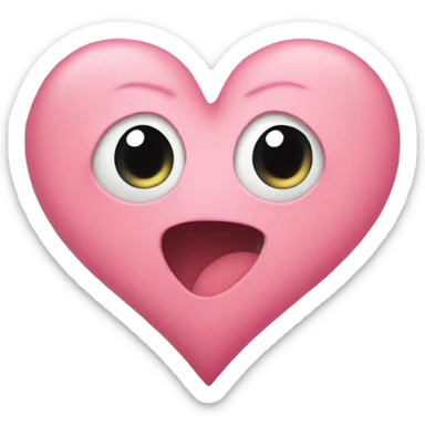 heart with arow sticker