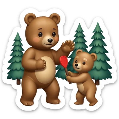 Poke the bear  sticker