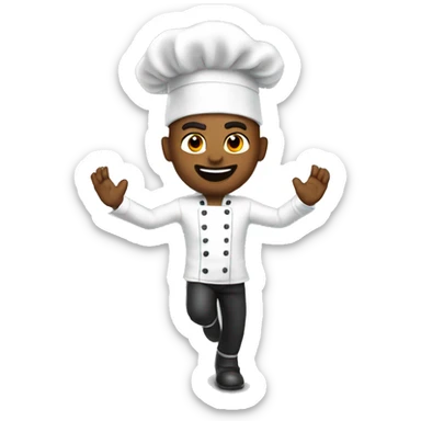 Chef Rush Superhero Landing sticker