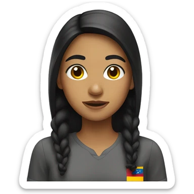Venezuelan girl  sticker