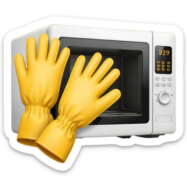 MICROWAVE GLOVES sticker