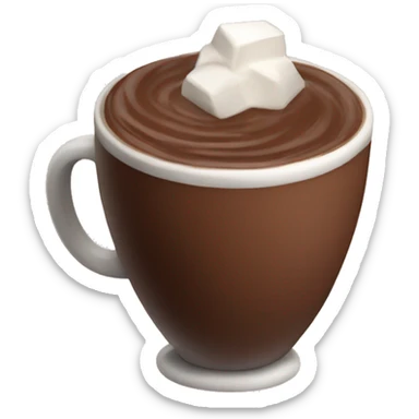hot chocolate  sticker
