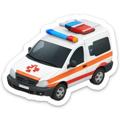 EMS Car in Austria Europe sticker