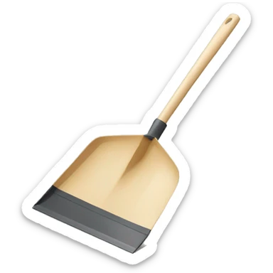dustpan sticker