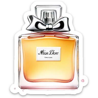 Miss dior perfume sticker