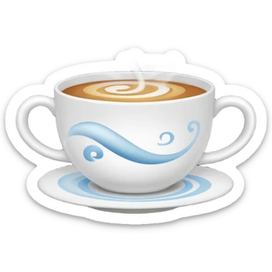 Steam from Hot Cup sticker