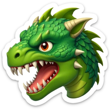 wild monster sticker