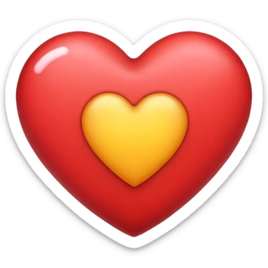 Heart sticker