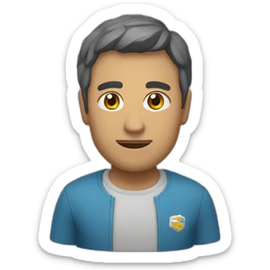 Milei no pasa el psicotécnico sticker