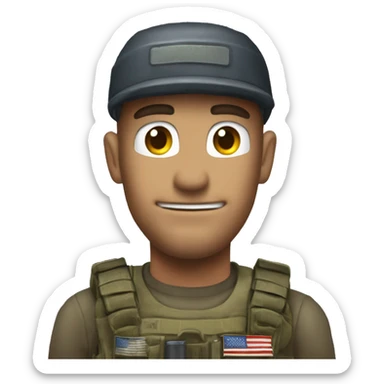 fait un emoji call of duty pour le theme attention avec un gyrophare sticker