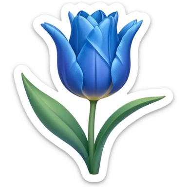 tulipan celeste sticker