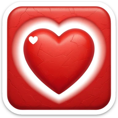 Corazón Creciente con una venda al rededor como el corazón vendado, pero con el corazón creciente sticker