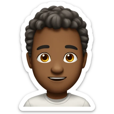 Main character from the cartoon called the goat story sticker