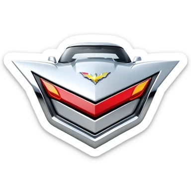 corvette logo  sticker