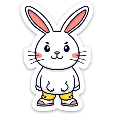 Bad bunny  sticker