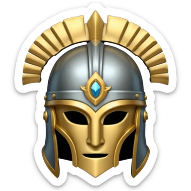 Casco de gerreros sticker