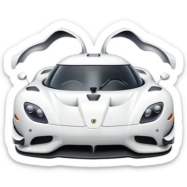 koenigsegg logo ghost sticker