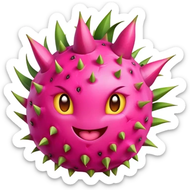 Blox fruits dragon fruit emoji  sticker