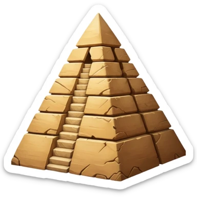 do a pyramide like egypte pyramide  sticker