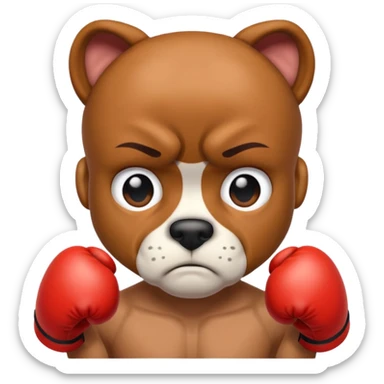 Boxer, calm sticker