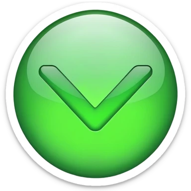 green tick sticker