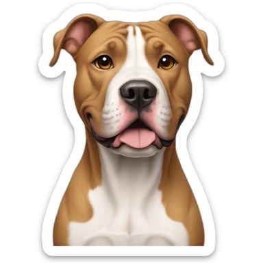 Dog-american-pit-bull-terrier-full-body sticker