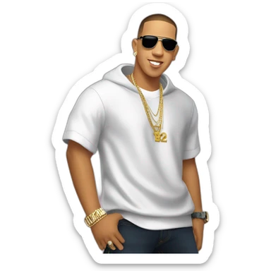 2000s daddy yankee sticker