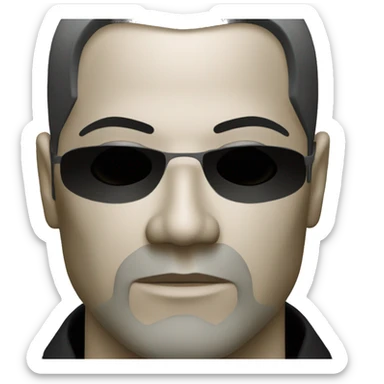 neo from the matrix sticker