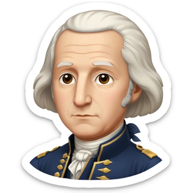 george washington  sticker