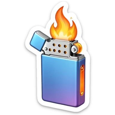 Lighter sticker
