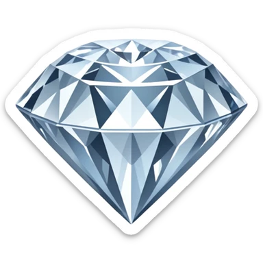 White diamond shape sticker