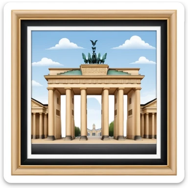 brandenburg gate sticker