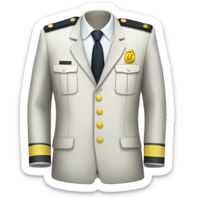 Officer suit jacket sticker