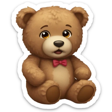 teddy bear sticker
