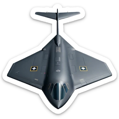 B-2 Spirit bomber - Northrop B-2 (Model Year: 2021) (Iconic colour: Stealth black) sticker