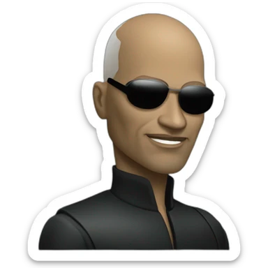 Morpheus the matrix sticker
