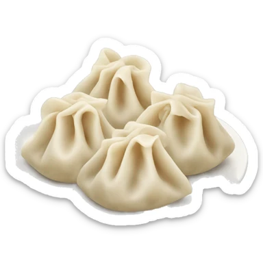 Chinese dumplings sticker
