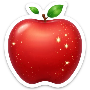 apple-emoji like stardust sparkles sticker