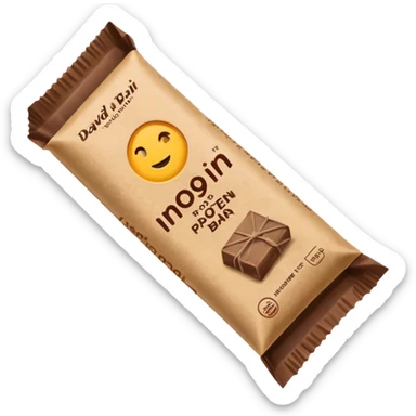 david protein bar sticker