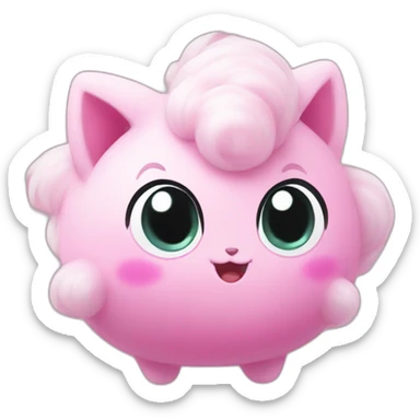 jiggly puff sticker