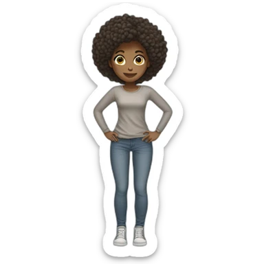 fullbody girl invisible cloth sticker