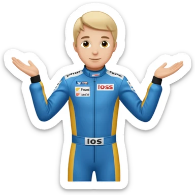 George Russel T pose sticker