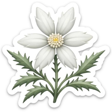 edelweiss realista sticker
