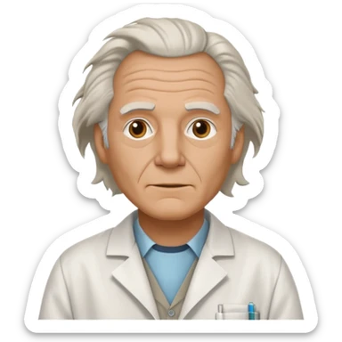 Emet brown из фильма назад в будущееn back to the future sticker