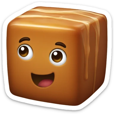 yummy caramel cube (with some Dreaks) sticker