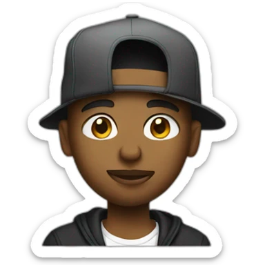 a rapper sticker